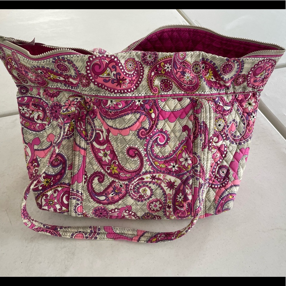 Paisley Meets Plaid Tote Bag